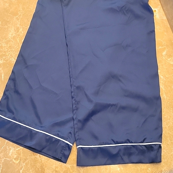 Identity Lingerie Baby Blue Silky Pajama Bottoms, M/L - Picture 13 of 15